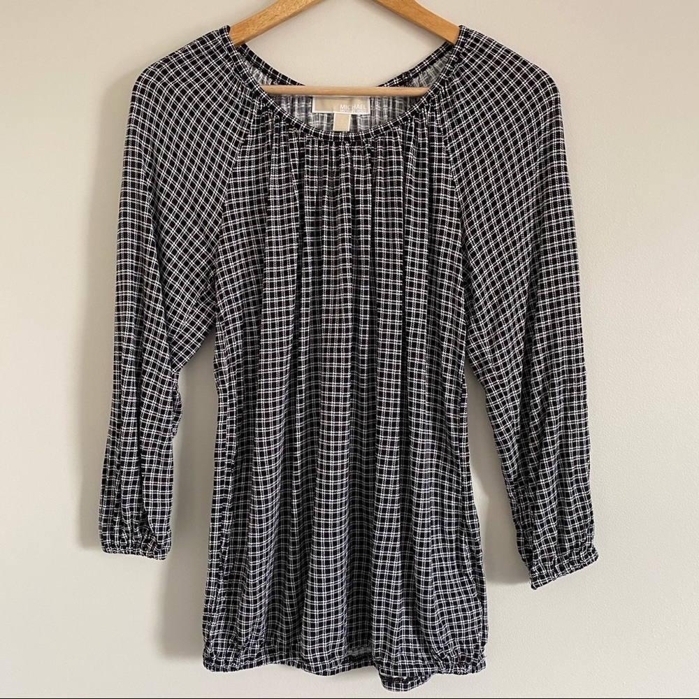 Michael by Michael Kors Elastic Trim Blouse